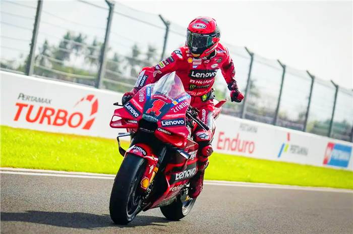 Indonesia MotoGP results: Ducati rider Francesco Bagnaia wins.